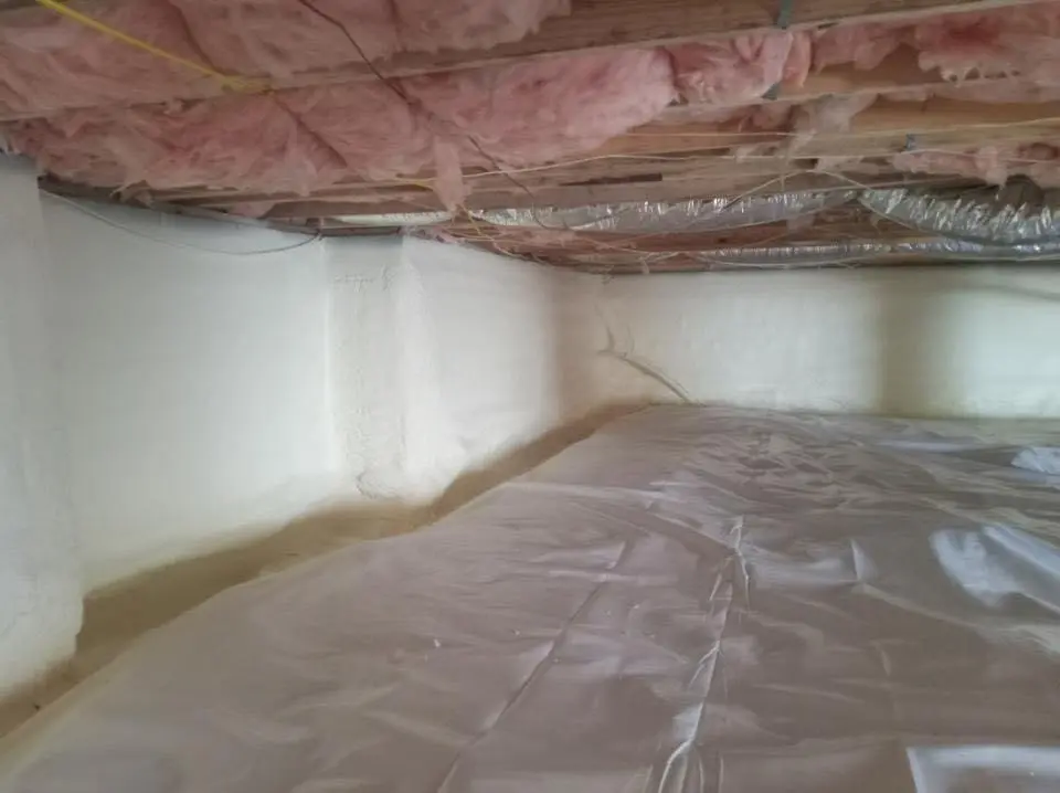 Crawl space encapsulation with closed-cell spray foam for Spray Foam Roofing Repair in Del Aire